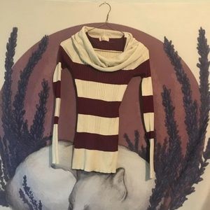 Pink republic red and white sweater